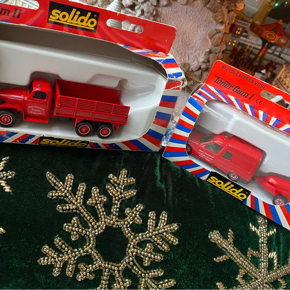 Red Toy Trucks by SOLIDO! 🚒🚒🚒🚒